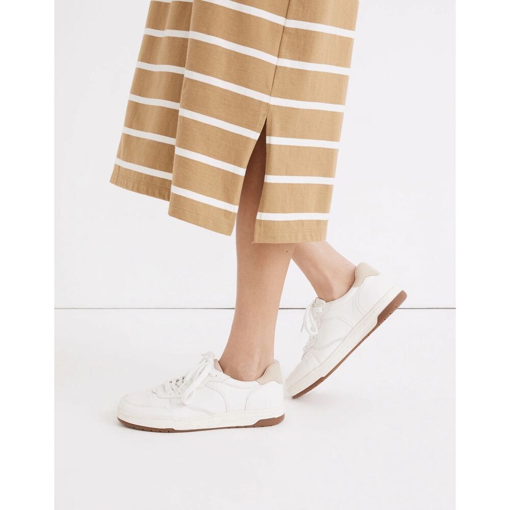Mwl Madewell white Court Sneakers low leather handmade sneakers 8